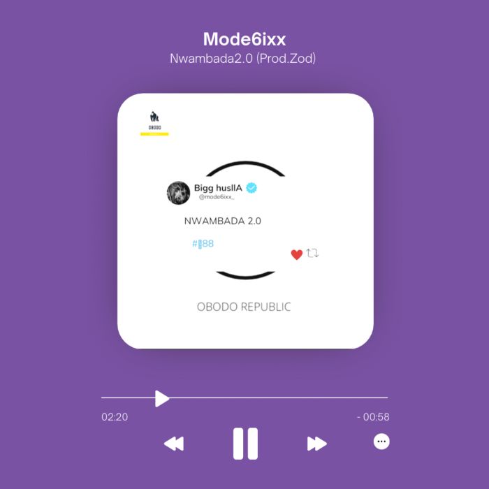 Mode6ixx – Nwambada 2.0 (Prod. by Zod)